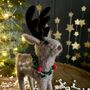 Brown Wool Reindeer Standing Decoration, thumbnail 2 of 2