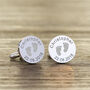 Personalised New Daddy Cufflinks, thumbnail 2 of 4