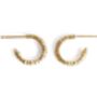 Diamond Thorn Stud Mini Hoops, thumbnail 2 of 4