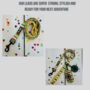Multi Coloured Stripe Dog Lead, thumbnail 2 of 4