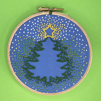 Christmas Tree Embroidery Kit, 2 of 8