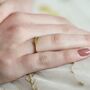 Gold Twig Nature Wedding Ring, thumbnail 1 of 6