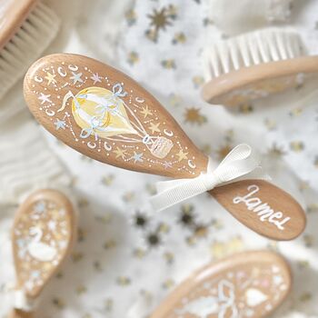 Personalised Hand Painted Baby Brush, 2 of 12