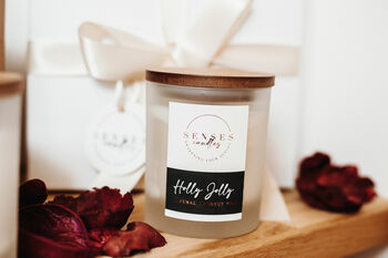 Holly Jolly Winter Candle, Cranberry And Orange, 6 of 7