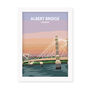 Albert Bridge London Framed Print, thumbnail 5 of 6