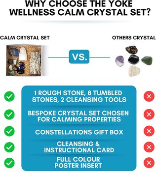11 Piece Calm Crystal Set For Relaxation And Stress, 2 of 6
