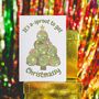 'It's a-sprout to get Christmassy' Christmas Card, thumbnail 1 of 2