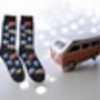 Campervan Socks And Motorhome Handcrafted Gift Box, thumbnail 1 of 12