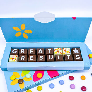Personalised Chocolate Gift Great Results For Exams, 4 of 7