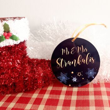 Personalised Mr And Mrs Couples Decoration, 2 of 2