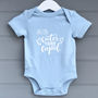 Personalised Cuter Than Cupid Baby Grow, thumbnail 1 of 5