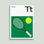 Tennis, Prints And Posters For Sports Fans, thumbnail 2 of 6