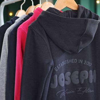 Personalised Childrens Puff Zip Up Onesie, 4 of 12