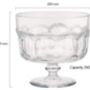 Glass Retro Style Trifle Bowl, thumbnail 8 of 8
