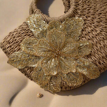 Ada Flower Straw Basket Bag, 2 of 4