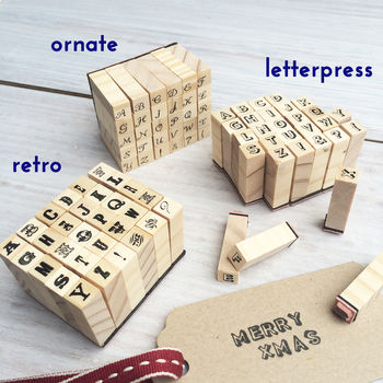 Miniature Alphabet Stamps Set, 7 of 9