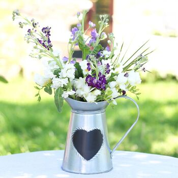 Heart Vase And Planter Tin Anniversary Gift Set, 3 of 8