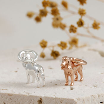 English Cocker Spaniel Silver Charm, 8 of 12