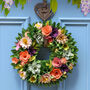 Luxury Lambeth Floral Spring Wreath, thumbnail 1 of 8