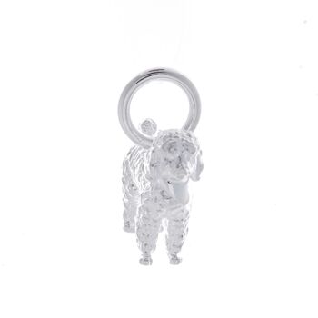 Poodle Silver Dog Charm, 7 of 11