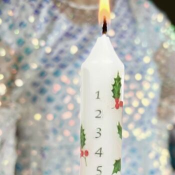 Christmas Advent Candle, 2 of 3
