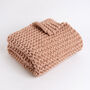 Wrap Up Chunky Blanket Beginner Knitting Kit, thumbnail 4 of 10