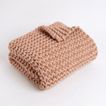 Wrap Up Chunky Blanket Beginner Knitting Kit, 4 of 10