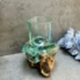 Handcrafted Root Wood And Molten Glass Bowl Candle Holder, thumbnail 5 of 8