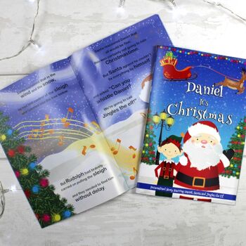 Personalised Boys 'It's Christmas' Story Book, 5 of 7