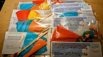 Tiny Dancer The Indoor Stunt Kite. Handmade In Gb By Morgan Kites, 7 of 8