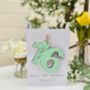 Personalised 16th Birthday Card Wooden Number Gift, thumbnail 3 of 3