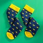Men's Egyptian Cotton Socks With Fishes On Them, thumbnail 4 of 4