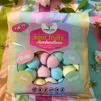 Fruit Flavoured Sour Marshmallow Balls, Fun Mix, Gift Bag, 300g, 3 of 3