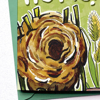 New Home Harvest Mouse Housewarming Card, 2 of 5
