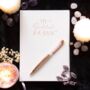 A5 Gratitude Journal With Rose Quartz Crystal Pen, thumbnail 1 of 6