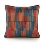 Geo Red Soft Velvet 50cm X 50cm Cushion Including Pad 42006208, thumbnail 2 of 3