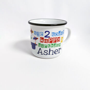 Personalised Birthday Boy's Mug With Child's Age, 11 of 12