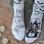 First Halloween In New Home Personalised Socks, thumbnail 3 of 6
