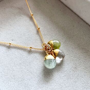 Family Multiple Birthstone Necklace, 3 of 12