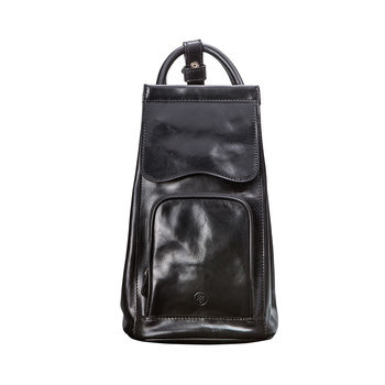 Italian Leather Backpack Handbag. 'The Carli', 3 of 11
