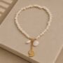 Starfish And Shells Gold Plated Waterproof Necklace, thumbnail 1 of 2