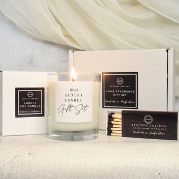 Sympathy Gift No Words Just Hugs Candle Gift Set, 4 of 7