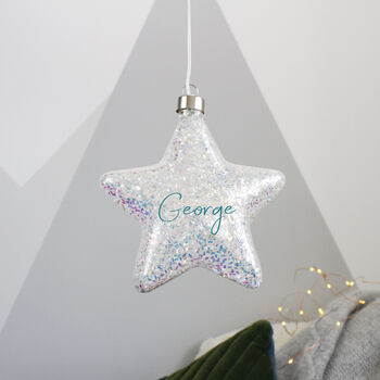 Christmas LED Star Hanging Decoration Light, 4 of 7