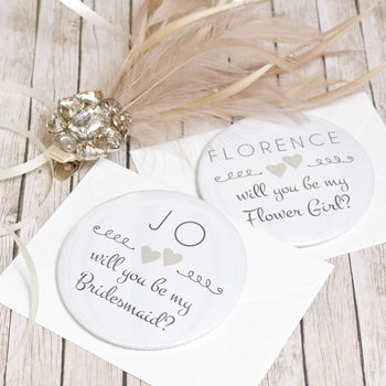 Personalised Will You Be My Bridesmaid? Magnet, 2 of 5