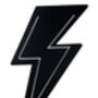 Lightning Bolt Metal Bookmark, thumbnail 3 of 4