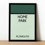 Home Park Monopoly Plymouth Football Print, thumbnail 1 of 2