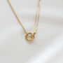 Mother Of The Groom Necklace – Wedding Gift For Mother In Law, Mum, Interlocking Circle Jewellery, Wedding Keepsake, thumbnail 3 of 8