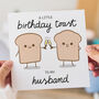 Husband Birthday Card A Little Toast, thumbnail 3 of 3