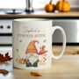 Personalised Autumn Gonk Mug, thumbnail 2 of 3