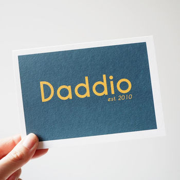 Personalised Daddio Father's Day Card, 2 of 4